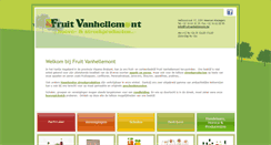 Desktop Screenshot of fruitvanhellemont.be