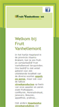 Mobile Screenshot of fruitvanhellemont.be